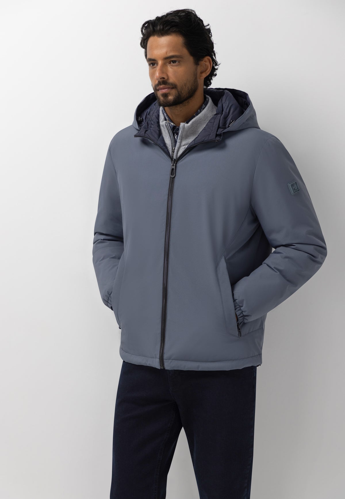 Veste réversible à capuche