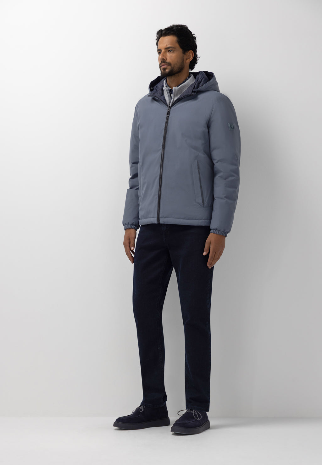 Wendbare Jacke mit Kapuze