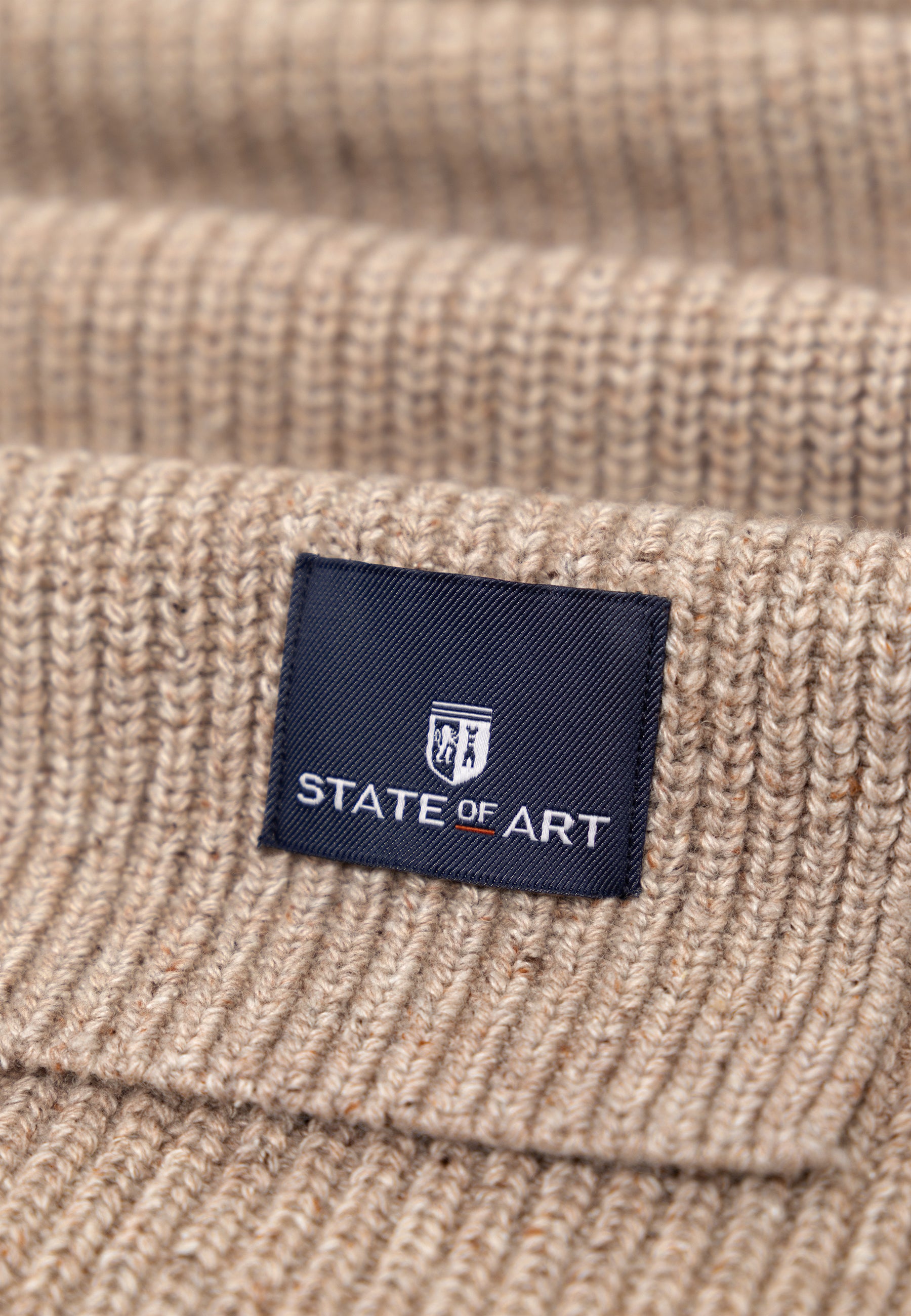 Wool-blend scarf