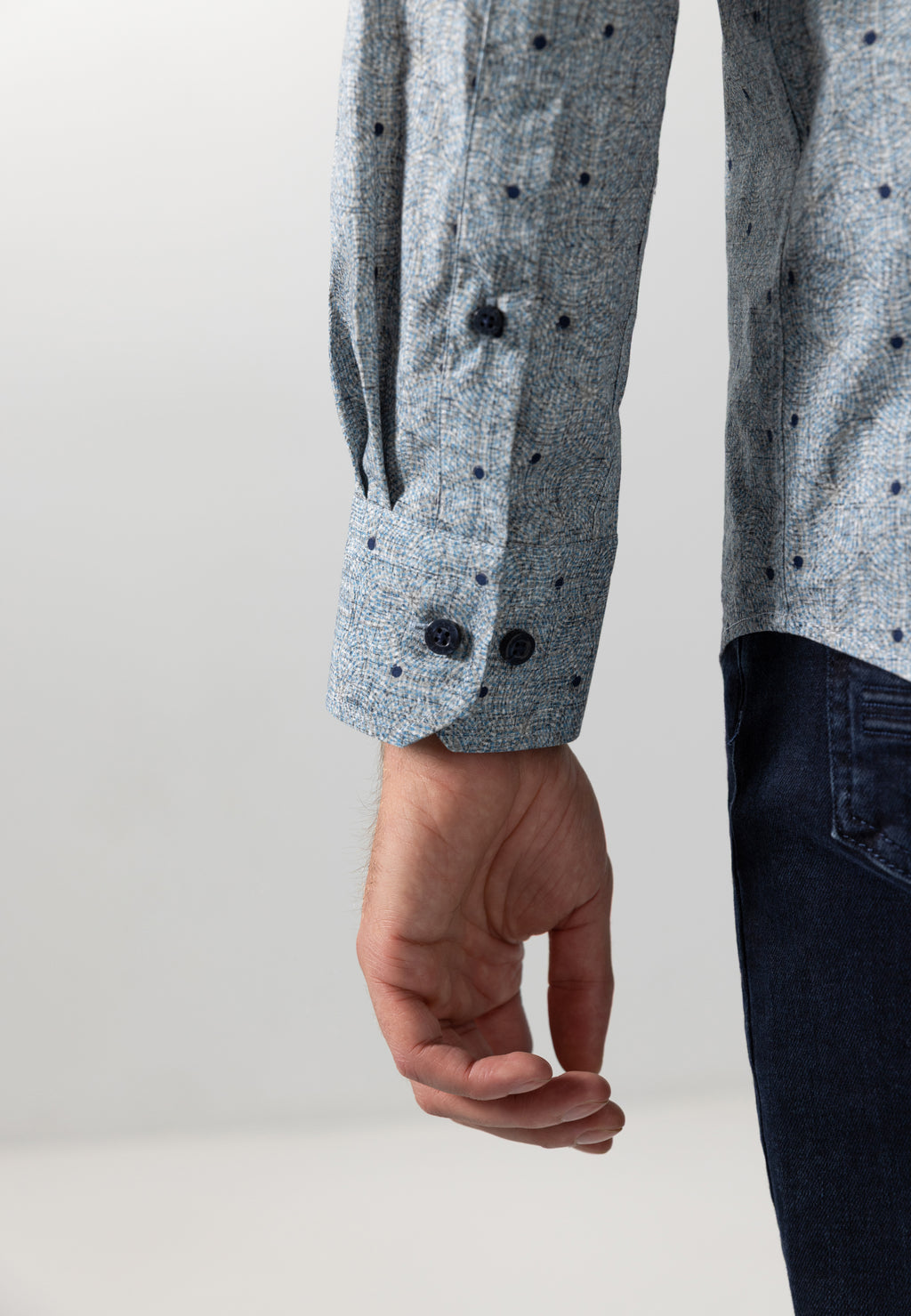 Chemise en popeline brossée