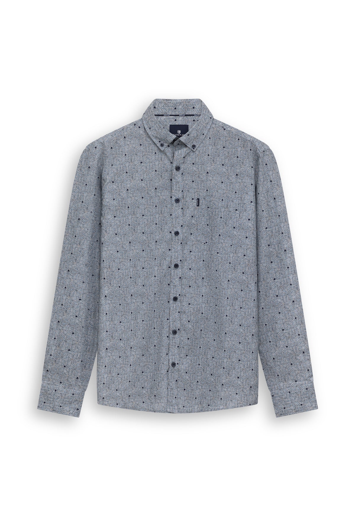 Chemise en popeline brossée