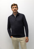 Pull chiné à manches marteau