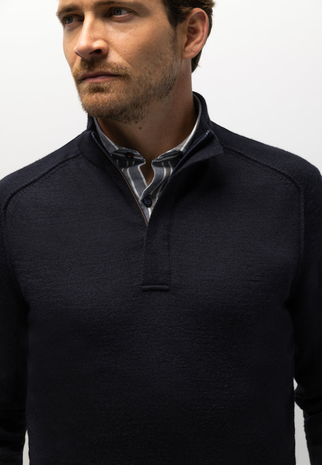 Pull chiné à manches marteau