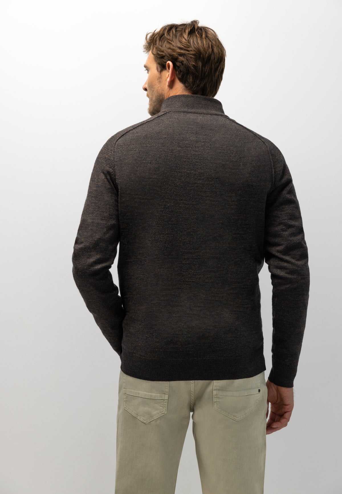 Pull chiné à manches marteau