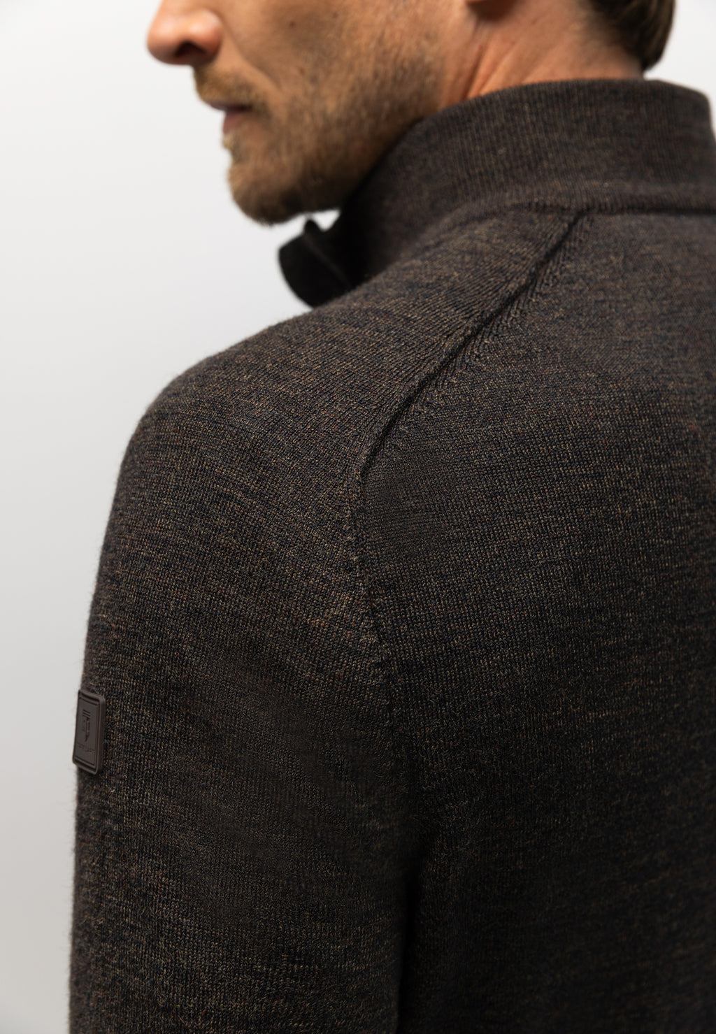 Pull chiné à manches marteau