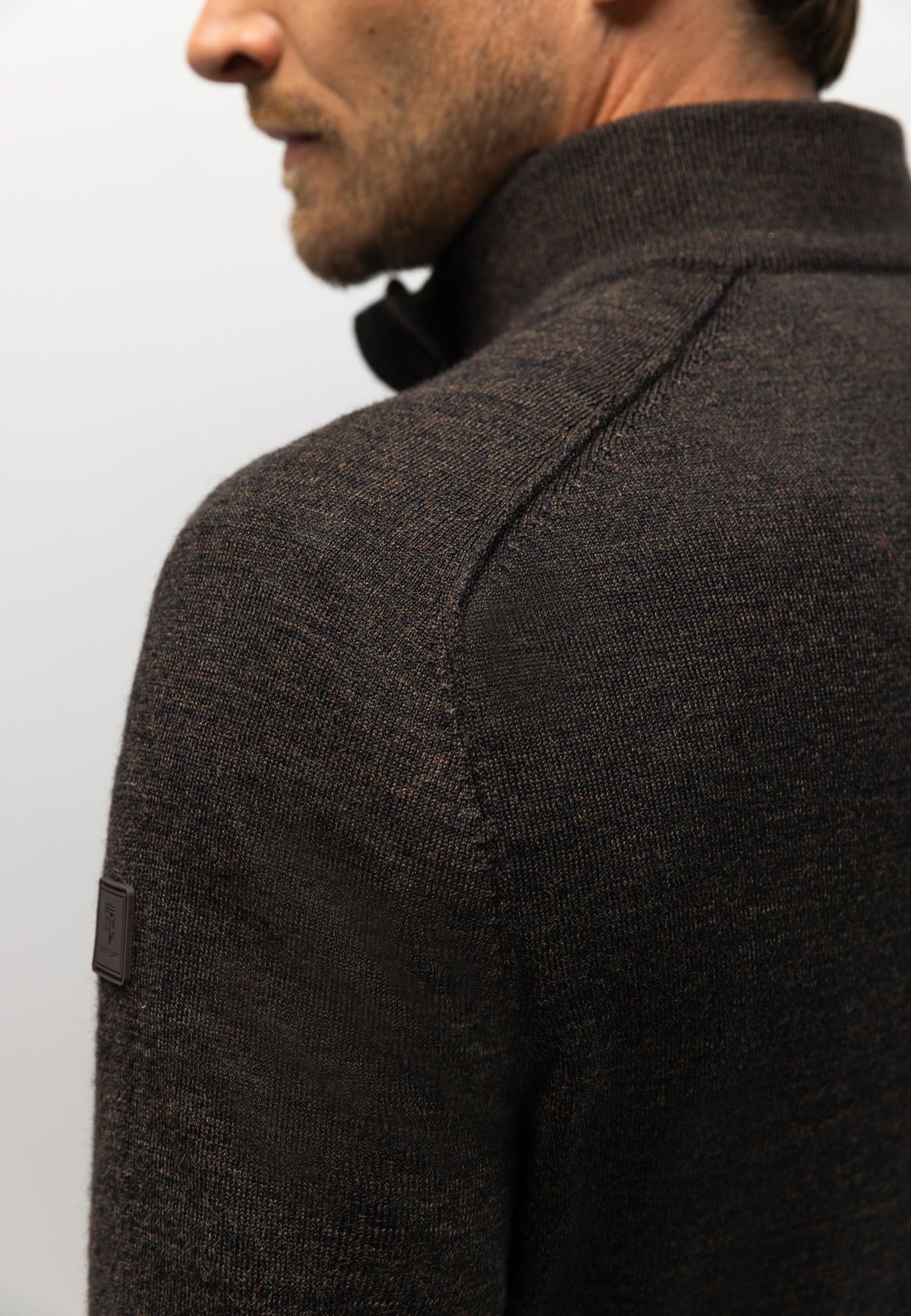 Pull chiné à manches marteau