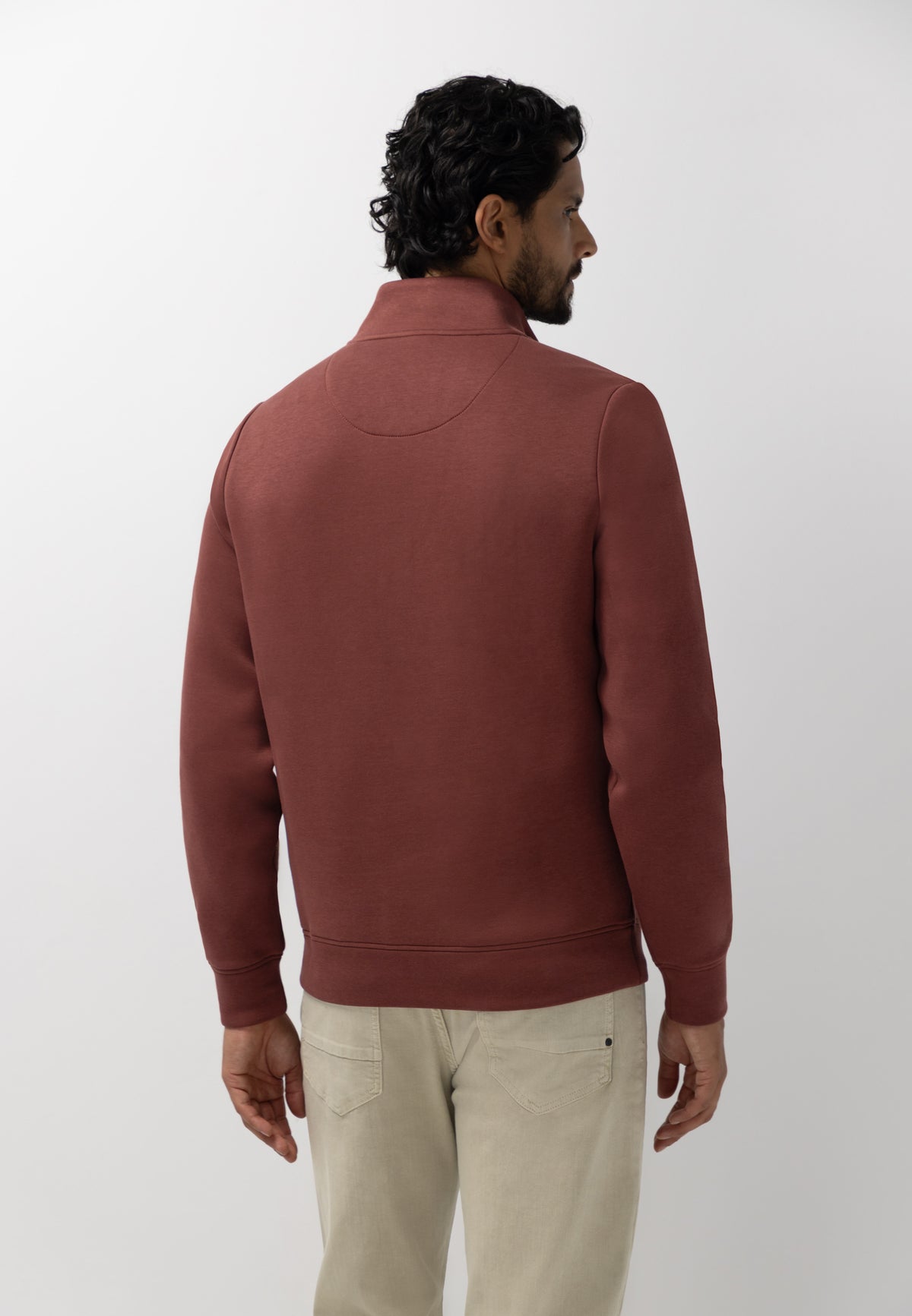 Sweat-shirt à demi-zip