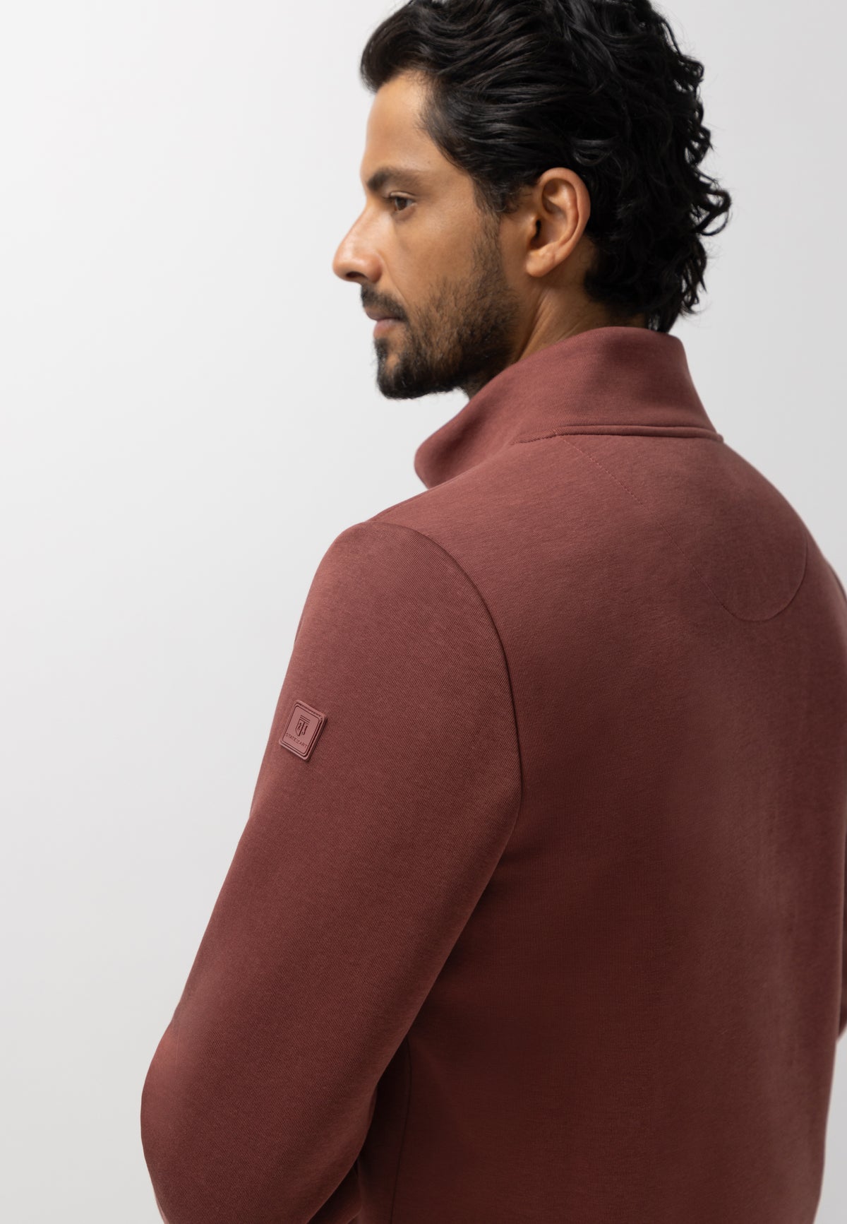 Sweat-shirt à demi-zip