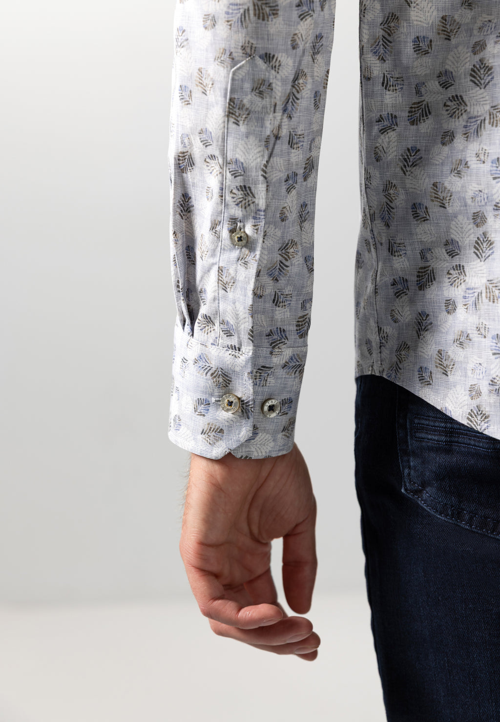 Cotton shirt with print