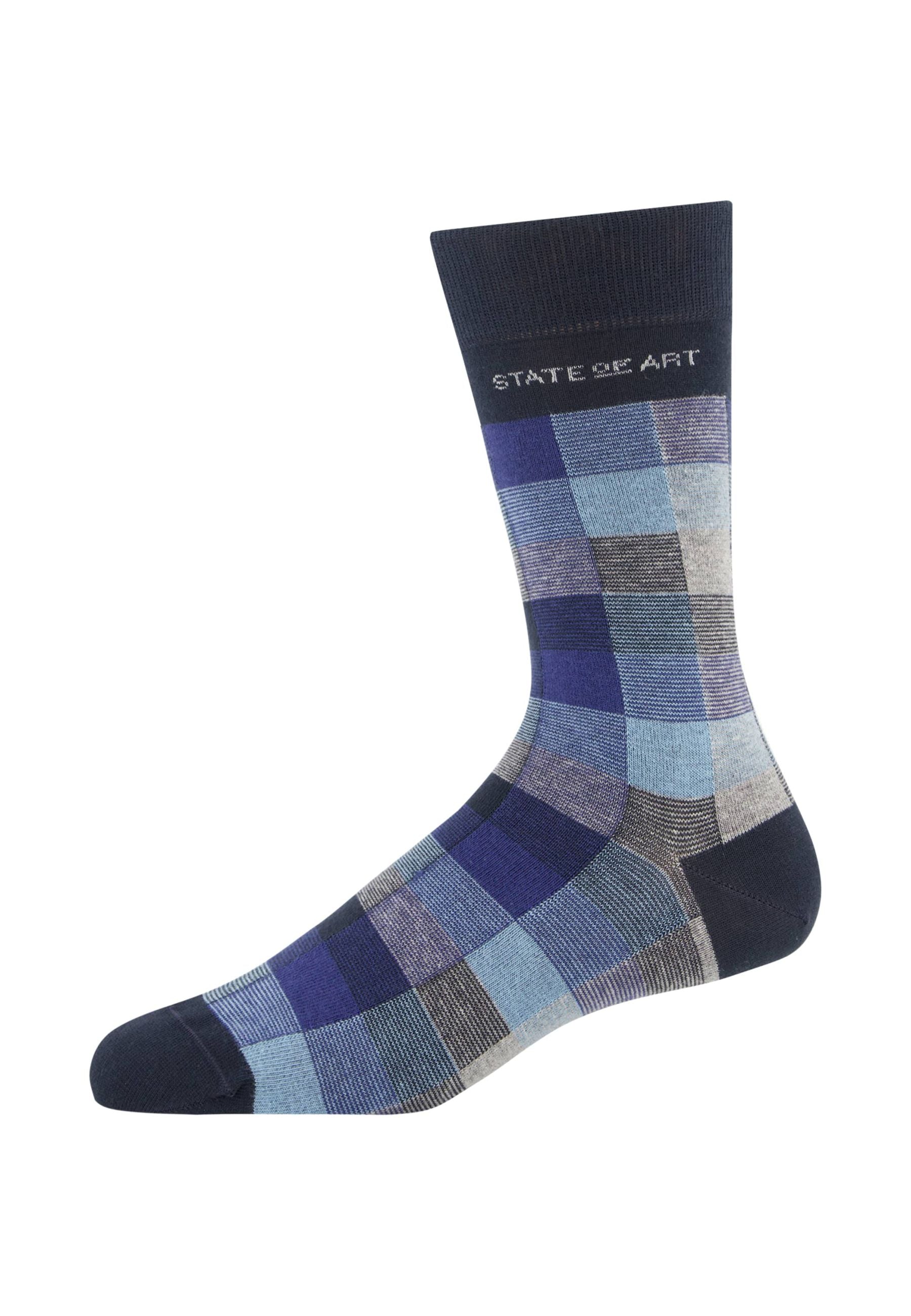 Set of 3 pairs of blue socks