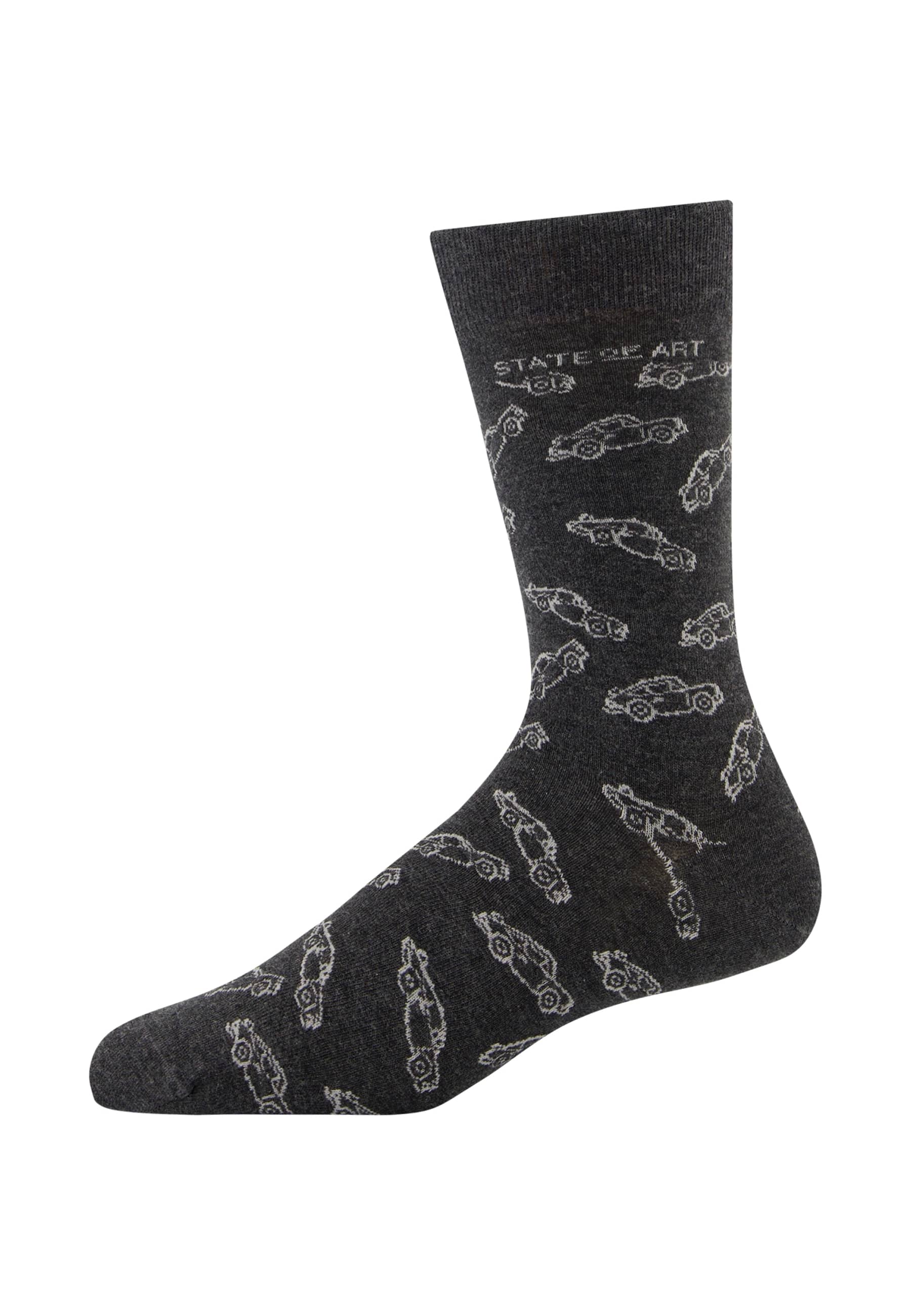 Set of 3 pairs of grey socks