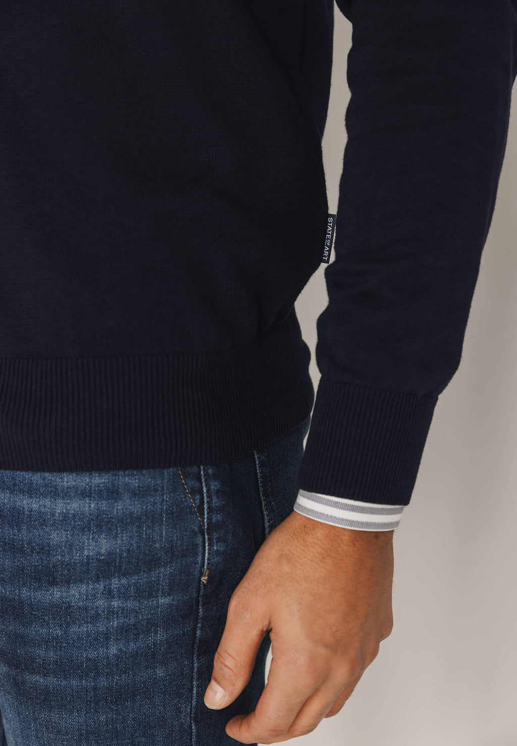 ESSENTIALS jumper with round neck