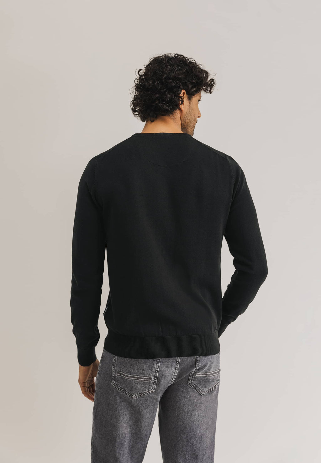 ESSENTIALS trui met ronde hals