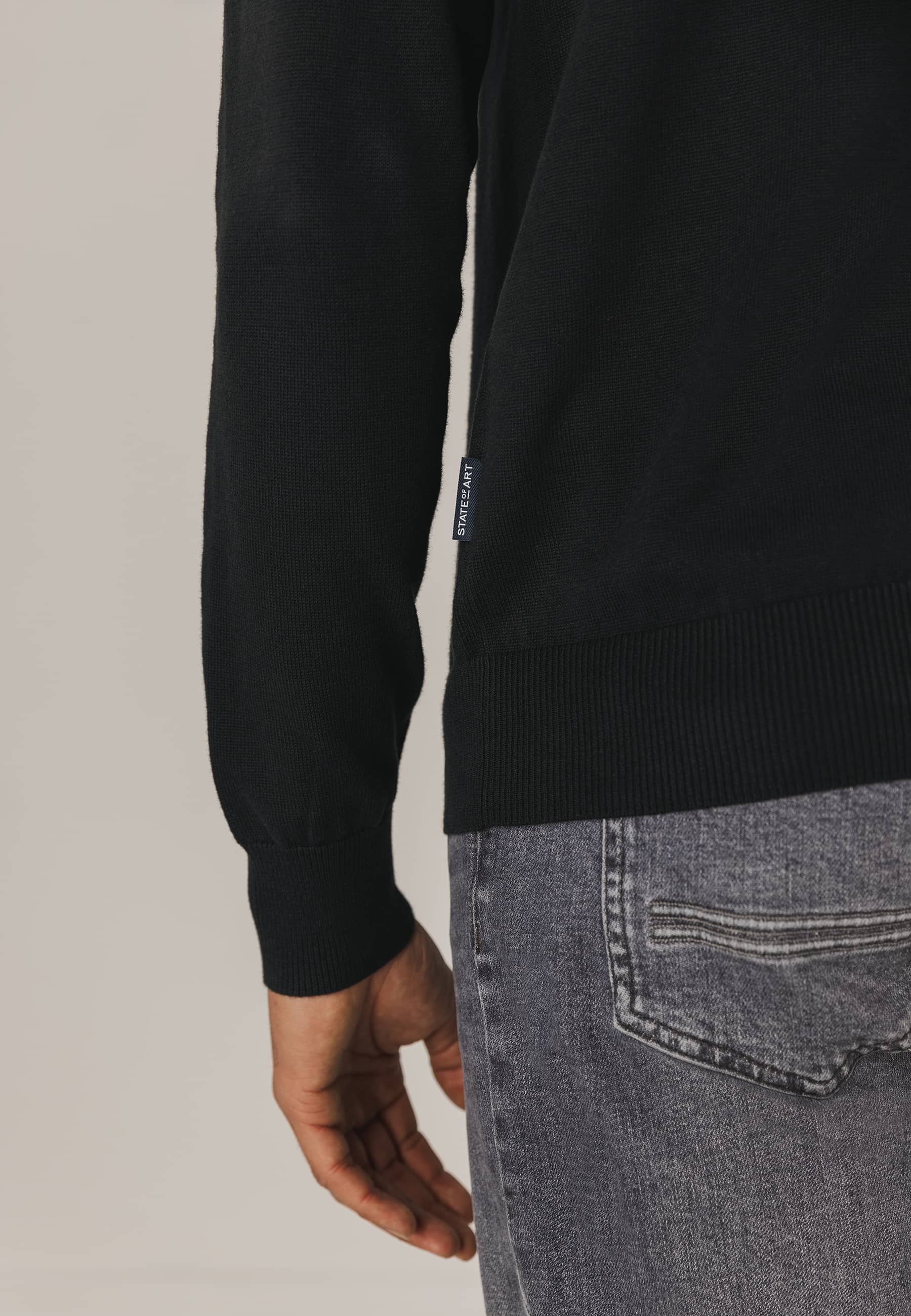 ESSENTIALS trui met ronde hals