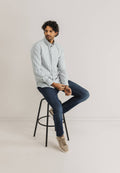 ESSENTIALS shirt with stripe pattern