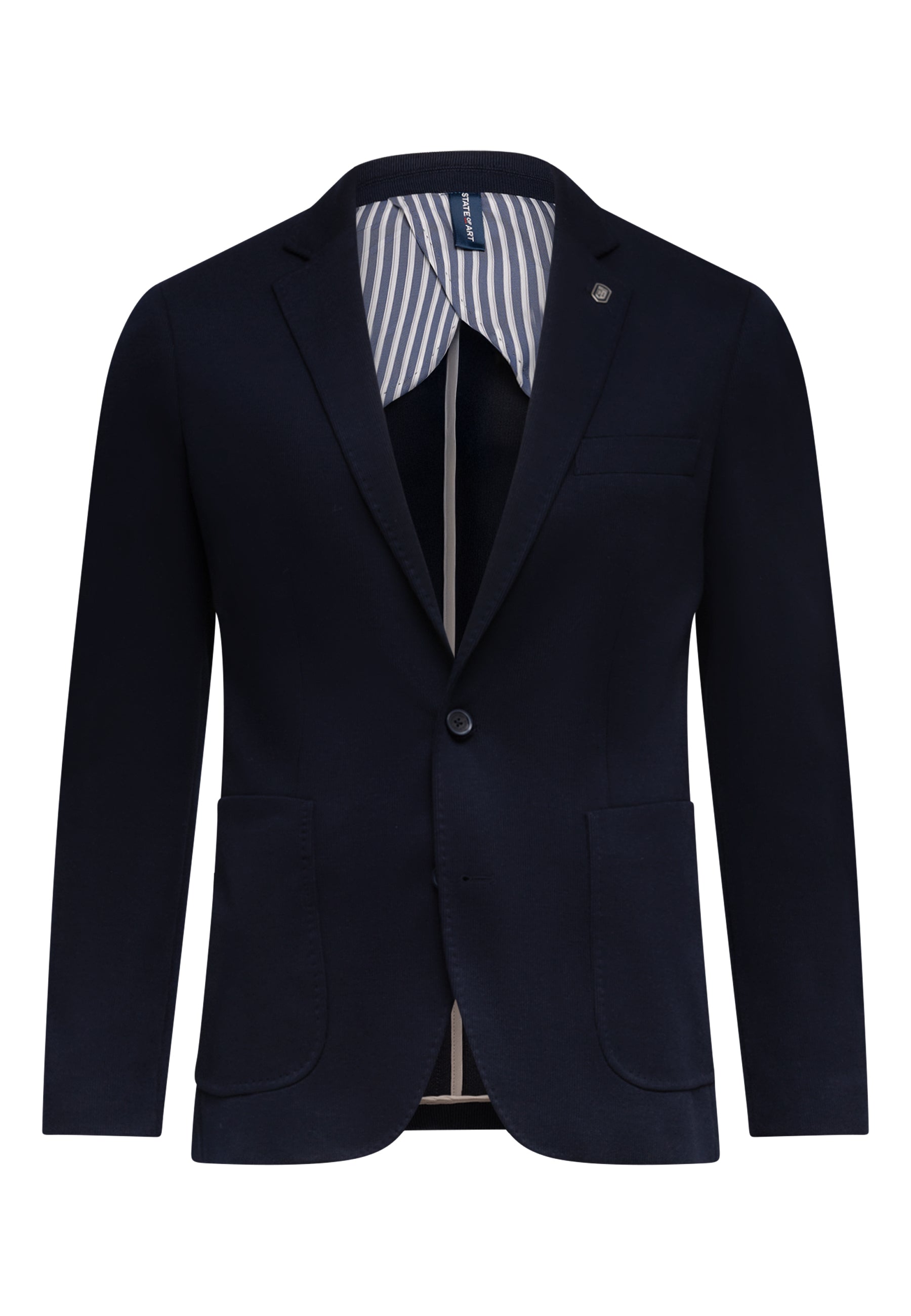 ESSENTIALS blazer in a polyester blend
