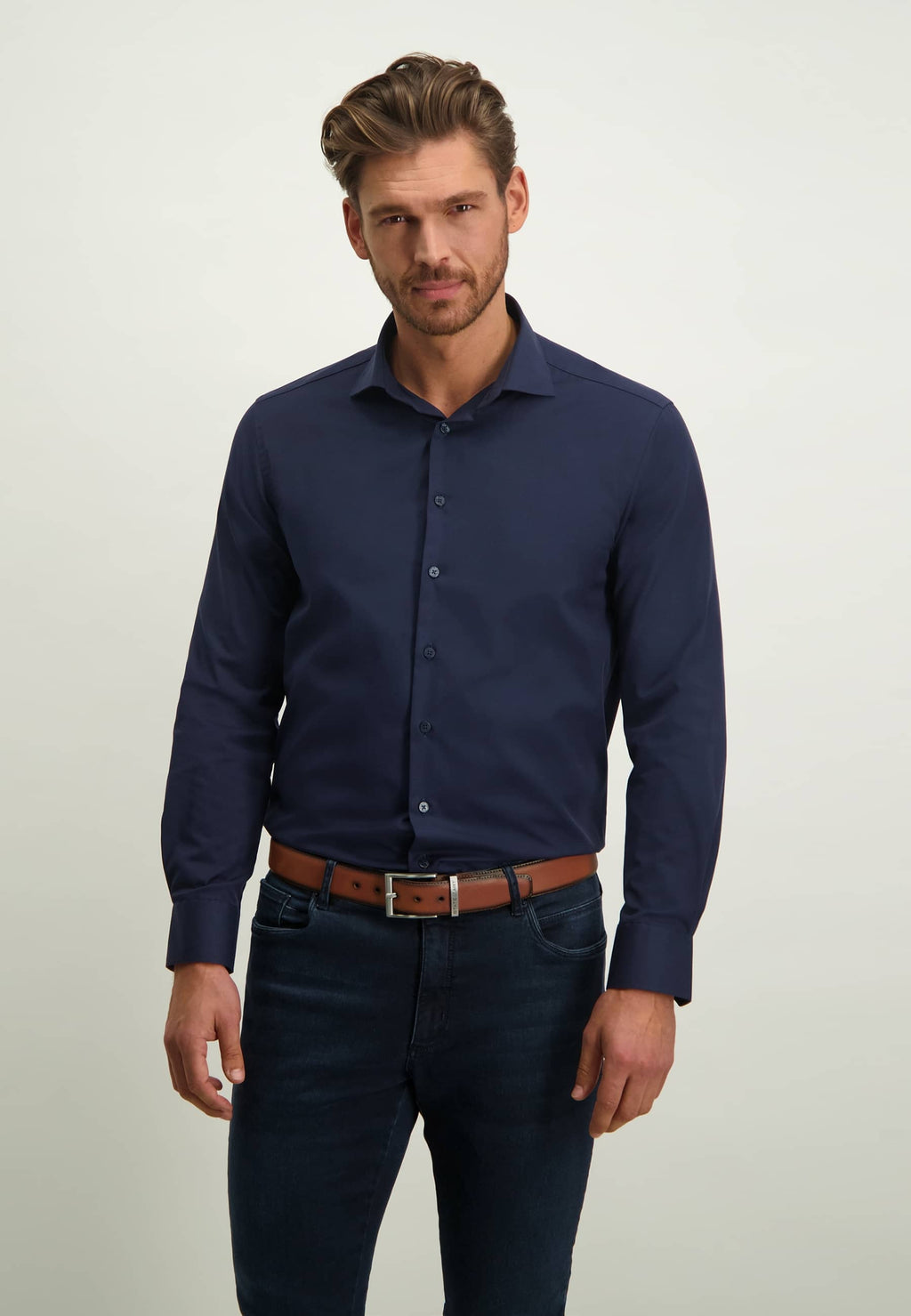 Ceinture ESSENTIALS en cuir ranger