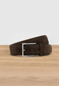 ESSENTIALS riem van suède, 40 mm breed