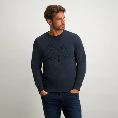 BCI-cotton-sweatshirt---dark-blue-plain