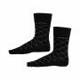 Socks-Checked---black/silver-grey