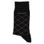 Socks-Checked---black/silver-grey