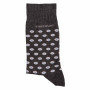Socks-with-Print-and-Stretch---charcoal/light-yellow