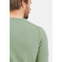 Jumper-of-organic-cotton-with-brand-logo---leafgreen-plain