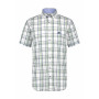 Shirt-made-of-100%-cotton---emerald-green/cobalt