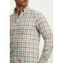 Button-down-shirt-with-regular-fit---off-white/cognac