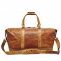 Travel-Bag-of-Buffalo-Leather---cognac-plain