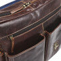 Messenger-Bag-of-Buffalo-Leather---dark-brown-plain