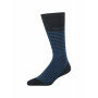 Striped-socks-made-of-blended-cotton---midnight/cobalt