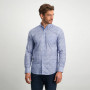 Button-down-overhemd-met-een-all-over-print---grijsblauw/brique