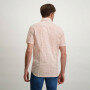 Overhemd-van-katoen-stretch-met-print---koraal/beige