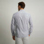 Button-down-overhemd-van-biologisch-katoen---kobalt/wit