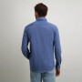Jersey-overhemd-met-een-print---kobalt/donkerblauw