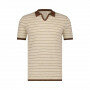 Modern-Classics-polo-with-stripe-pattern---cream/cognac