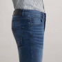 Denim-shorts-stretch-with-regular-fit---cobalt-plain