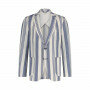 Striped-linen-blend-blazer