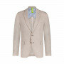 Blazer-in-a-material-mix