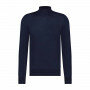 Wool-blend-turtleneck-jumper---dark-blue-plain