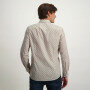 Poplin-overhemd-met-regular-fit---fuchsia/beige