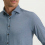 Jersey-overhemd-met-cut-away-kraag---grijsblauw-uni