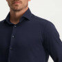 Modern-Classics-jersey-overhemd---donkerblauw-uni