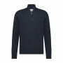 Fine-knit-jumper-in-mouliné-cotton---midnight/charcoal