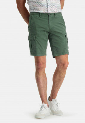 Shorts,-Cargo-Look---dunkelgrün-uni