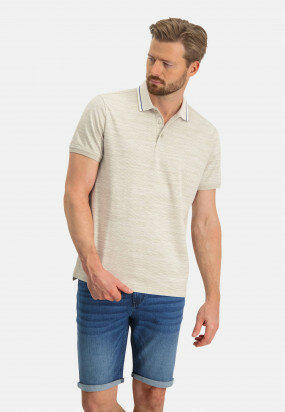 Poloshirt-Jersey-Short-Sleeve-Plain---white/cream