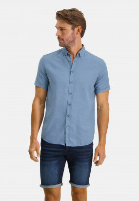 Shirt-Plain---grey-blue-plain