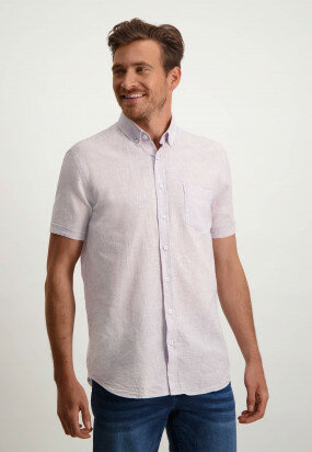 Shirt-with-short-sleeves-and-button-down---white/violet
