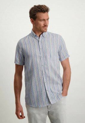 Striped-organic-cotton-shirt